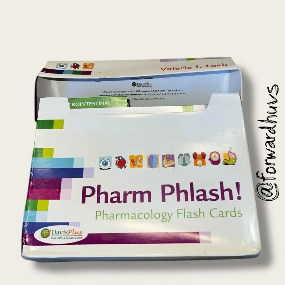 Pharm Phlash! Pharmacology Flash Cards – DavisPlus – Nursing NCLEX Study